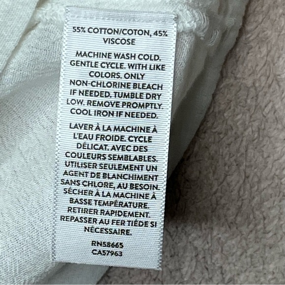 Melrose & Market Racerback Flowy Tank Top-White-Women’s S-Casual-Summer-Classic - Picture 7 of 9